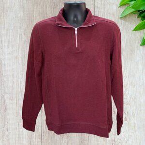 Flag & Anthem Madeflex All Day Stretch 1/4 Zip Maroon Size Small